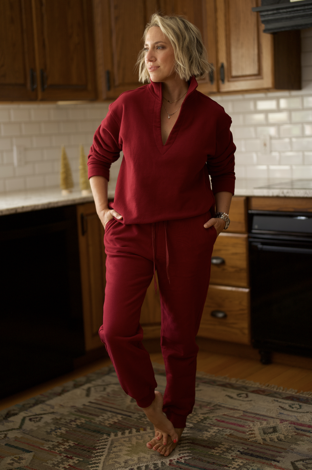 V-Neck Sweatshirts - — COPPER CORNERS